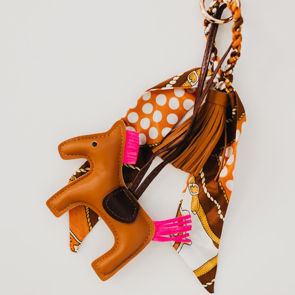 Secretariat Bag Charm - LIVE SALE SAMPLE/OPEN PRODUCT